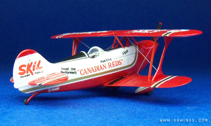 LS Pitts S2A Canadian Reds 1:72 scale model