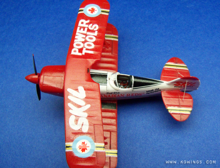 LS Pitts S2A Canadian Reds 1:72 scale model