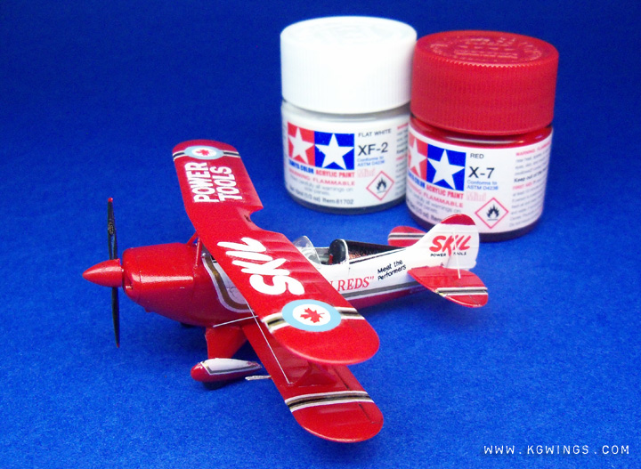 LS Pitts S2A Canadian Reds 1:72 scale model