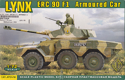 ACE Lynx ERC 90 F1 Armored Car kit #72416