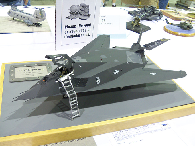 F-117 Nighthawk Stealth Black Jet