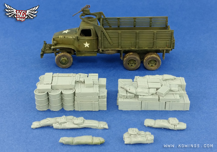 Value Gear 1:72 Allied Truck Blob Set #AT4