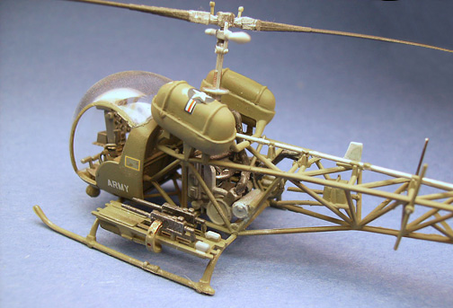 Italeri 1/72 scale Bell OH-13S Sioux